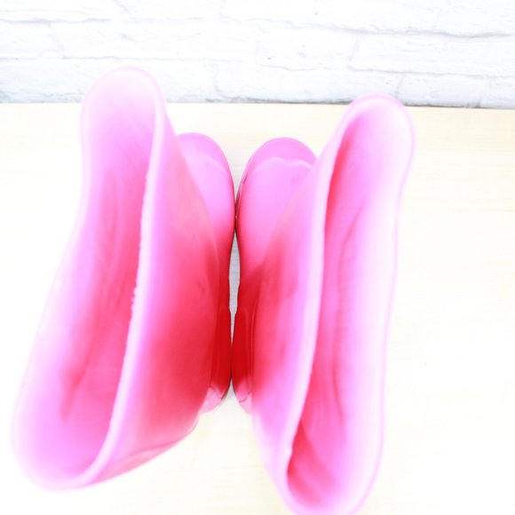 ITASCA Pink Rubber Knee High Rain Gardening Boots - Picture 6 of 8